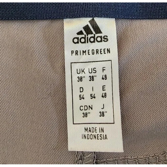 Adidas Mens Golf Shorts Size 38 Gray 10" Inseam Regular Fit - Picture 6 of 6